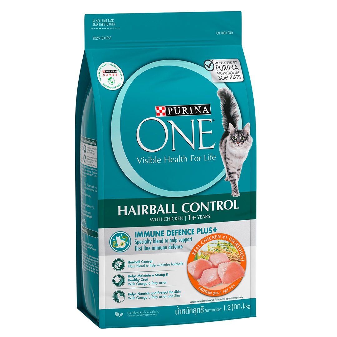 Purina ONE Hairball Control อาหารแมว ควบคุมปัญหาก้อนขน